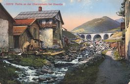 Disentis GR Oberalpbahn Brücke