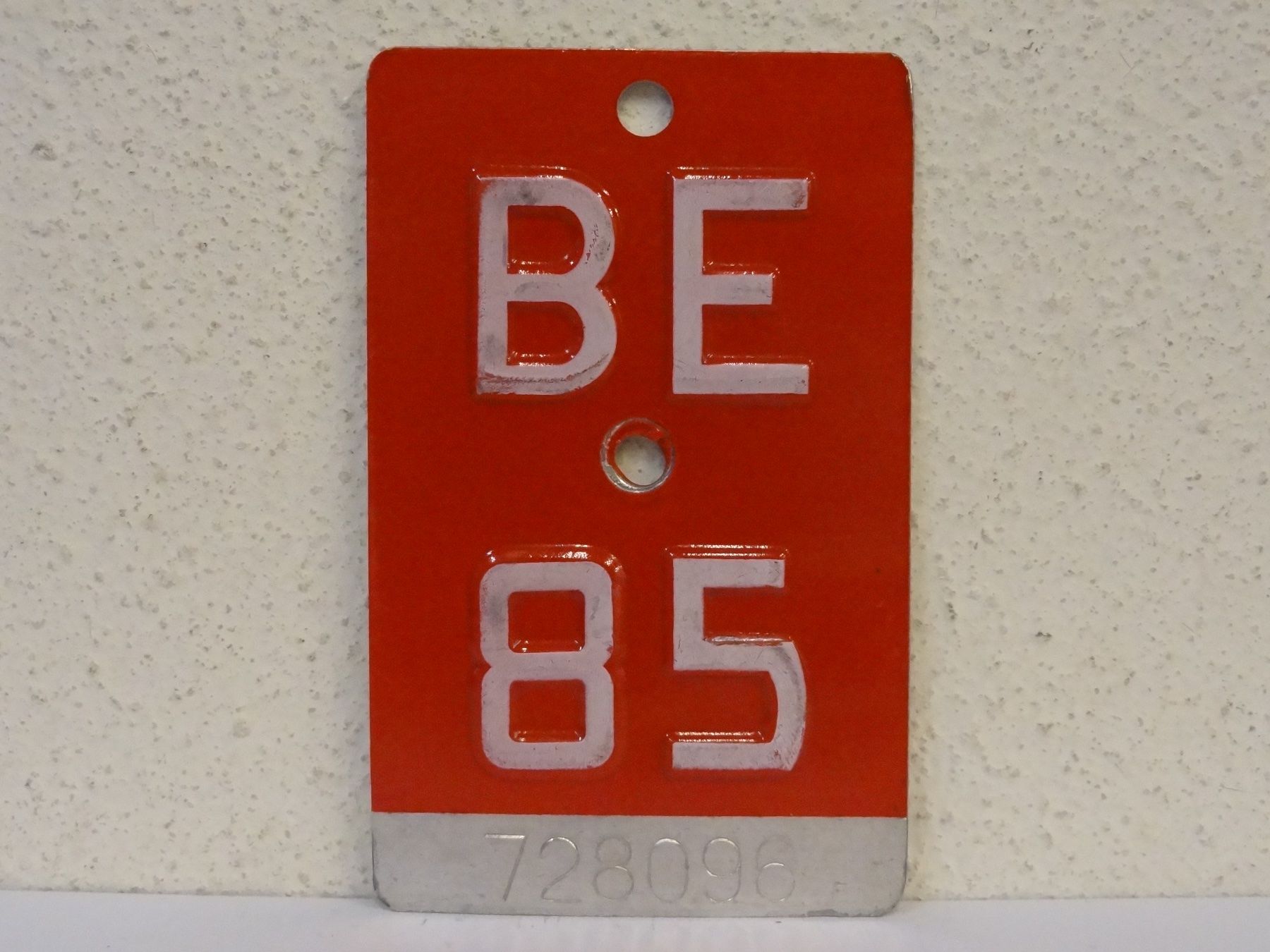 Ecriteaux: BE 85 VELONUMMER - FAHRRADSCHILD – D'occasion à Kerzers par djstarsky73
