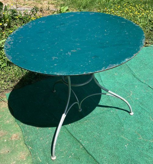 Tische: Table de jardin métal ancienne garten Tisch – Gebraucht aus St-Cierges von LeRegain