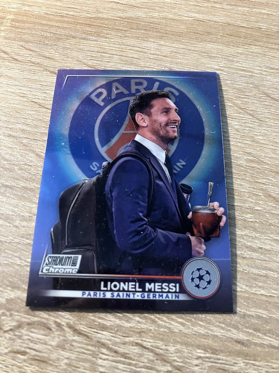 Topps Carte collezionabili: Topps Chrome Stadium 2023 Lionel Messi PSG – Nuovo (secondo la descrizione) da Chur venduto da tozzi-stickerworld