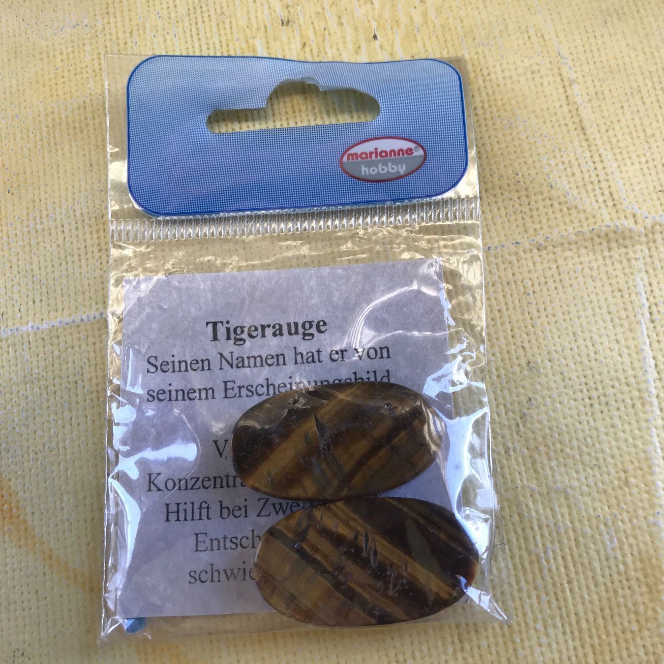 Minerali & Pietre curative: TIGERAUGE 2 STK. 19X34MM – Nuovo e nell'imballaggio originale da Ostermundigen venduto da crazy-horse-1840