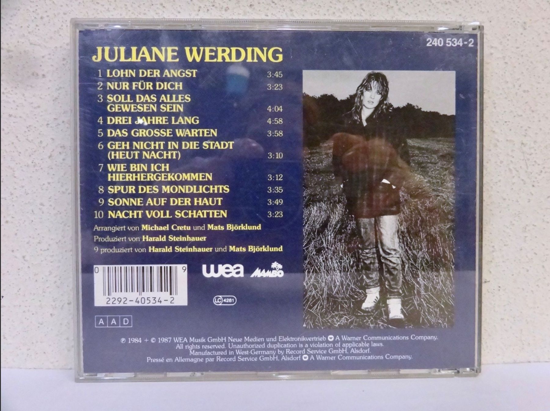 CD: CD JULIANE WERDING / OHNE ANGST - vergriffen – Usato da Kerzers venduto da djstarsky73 1