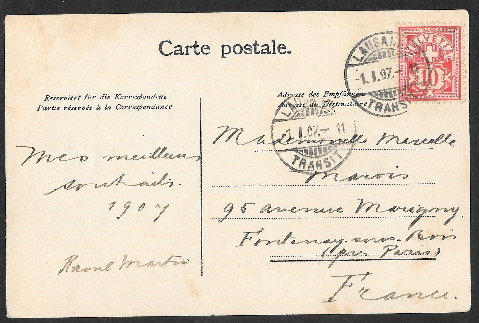 Cartoline postali: Vufflens Château – Usato da Olten venduto da clotaldi 1