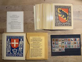 Pro Juventute 1921-1926 Wappen Sammlung