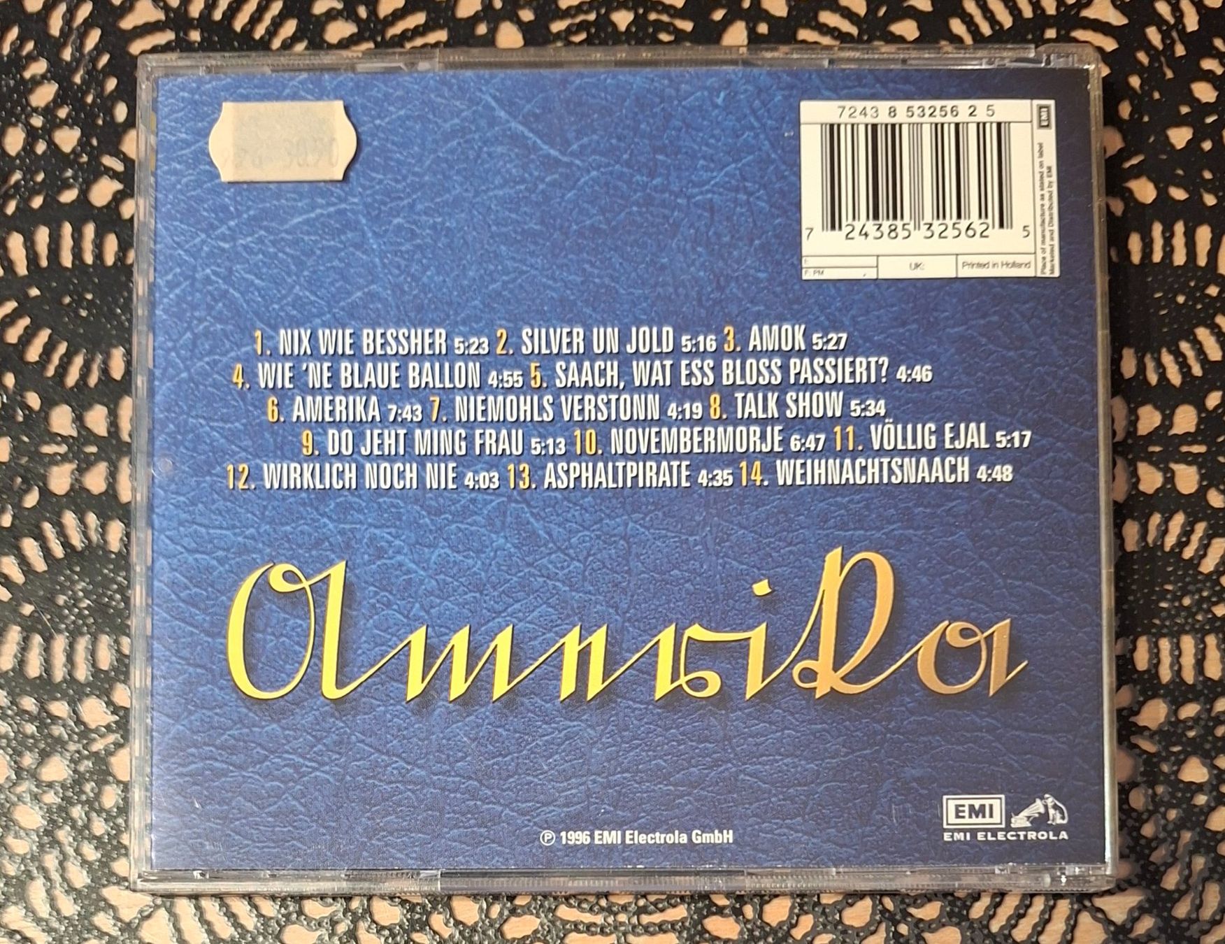 CD: BAP - Amerika, DE Rock CD Album 1996 – Usato da Schönenberg TG venduto da Gregolino76 1