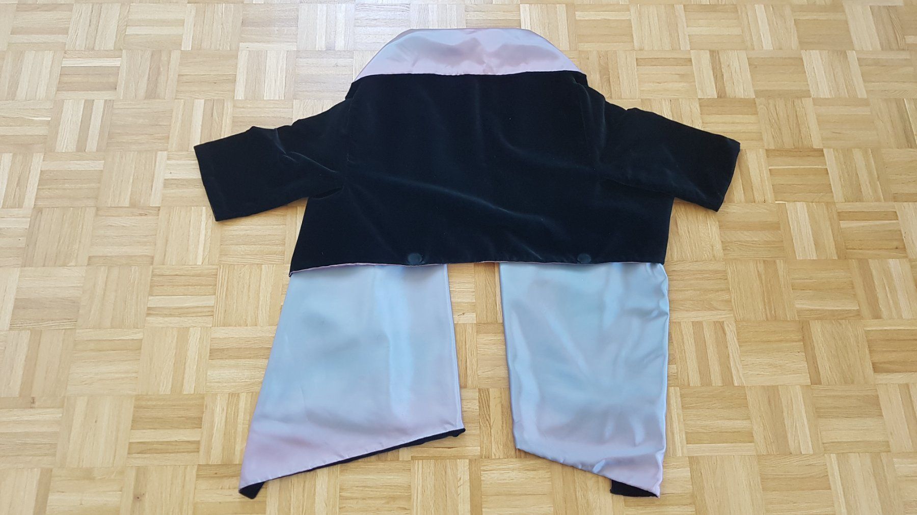 Foulards, Tücher & Schals: Schal aus Samt schwarz und blau – Neu (gemäss Beschreibung) aus Zürich von yro_qvz7 1