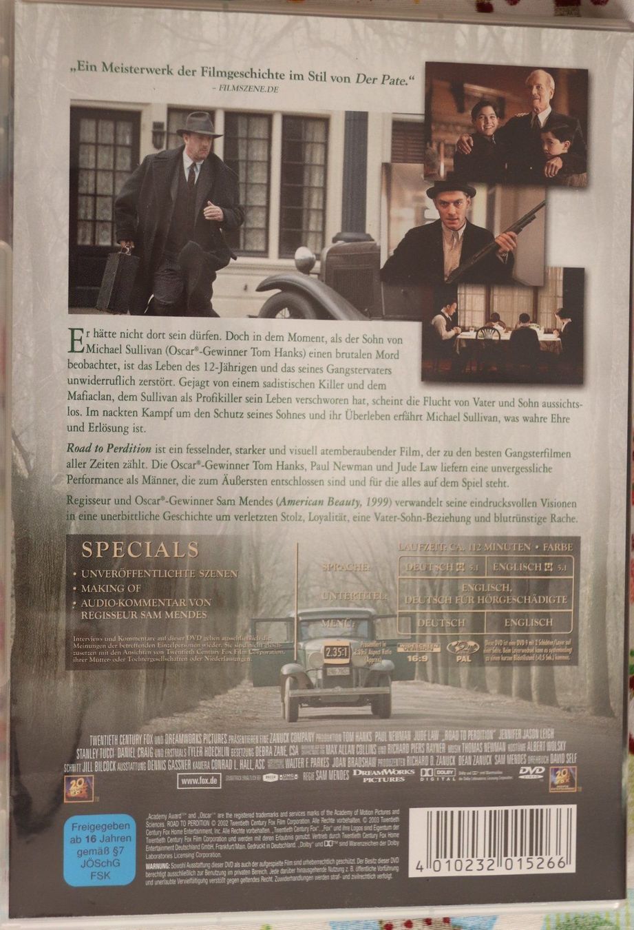Tutti i DVDs: Road to Perdition - Regie Sam Mendes – Usato da Glattfelden venduto da Sirax 1