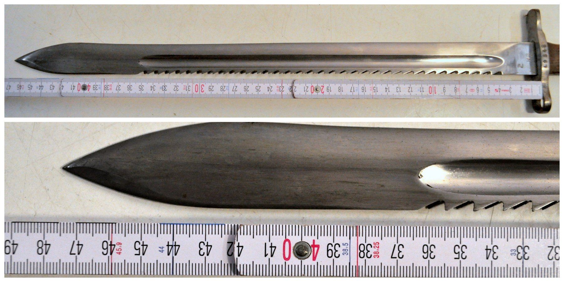 Schweizer Armee Stichwaffen: Ancienne "grande" baïonnette armée Suisse – Gebraucht aus Neuchâtel von Neuchatel 2