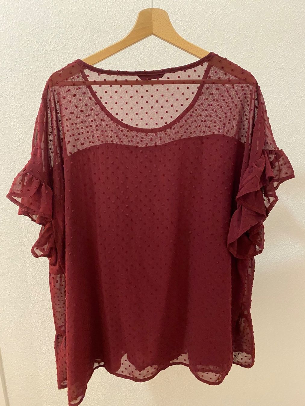 Shein Camicette: Bluse bordeaux Gr. 4XL / 54-56 – Usato da Pratteln venduto da a23_j2gs 1
