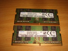 2 Stück 16gb ddr4 3200 RAM für Laptop