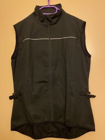 Crane Sports Damen Fahrradweste/Velo Gilet schwarz, Gr 44/46