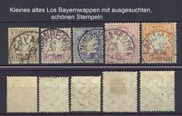 Bayern kl Los mit schönen ausgesuchten Stempeln