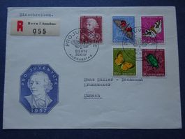 1957 Pro Juventute FDC