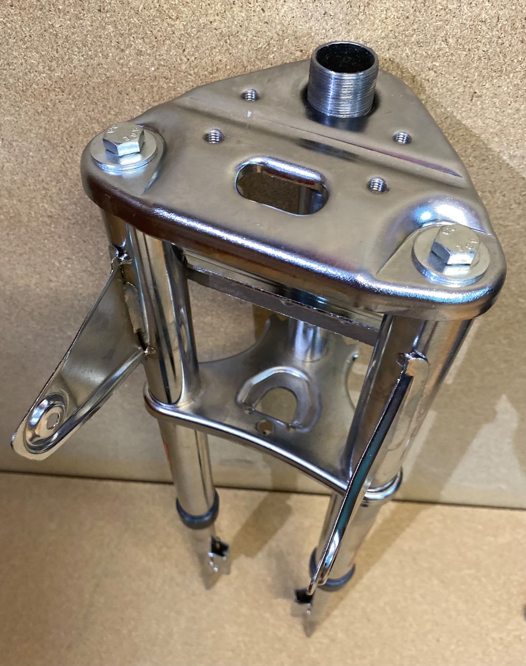 Puch Ciclomotori: Fourche Puch  EBR Inversée NEUVE Chromée – Nuovo e nell'imballaggio originale da Yverdon-les-Bains venduto da proxy555