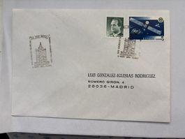 Enveloppe philatélique Espagne 1982, oblitérations spéciales