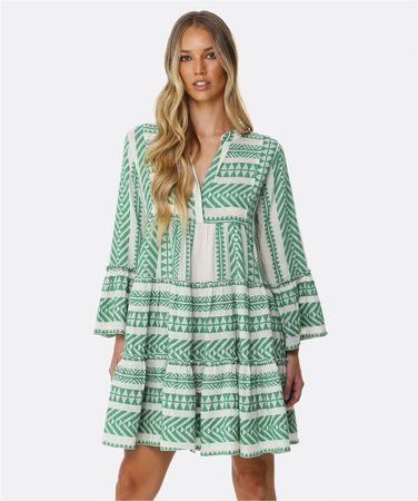 Devotion Twins Kleid Grün M