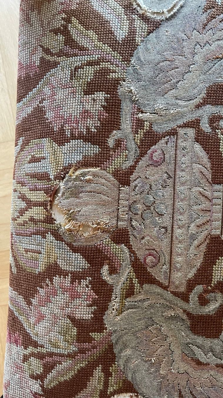 Poltrone: Antiker Gobelin Sessel (barock) – Usato da Zürich venduto da 4claudi 1