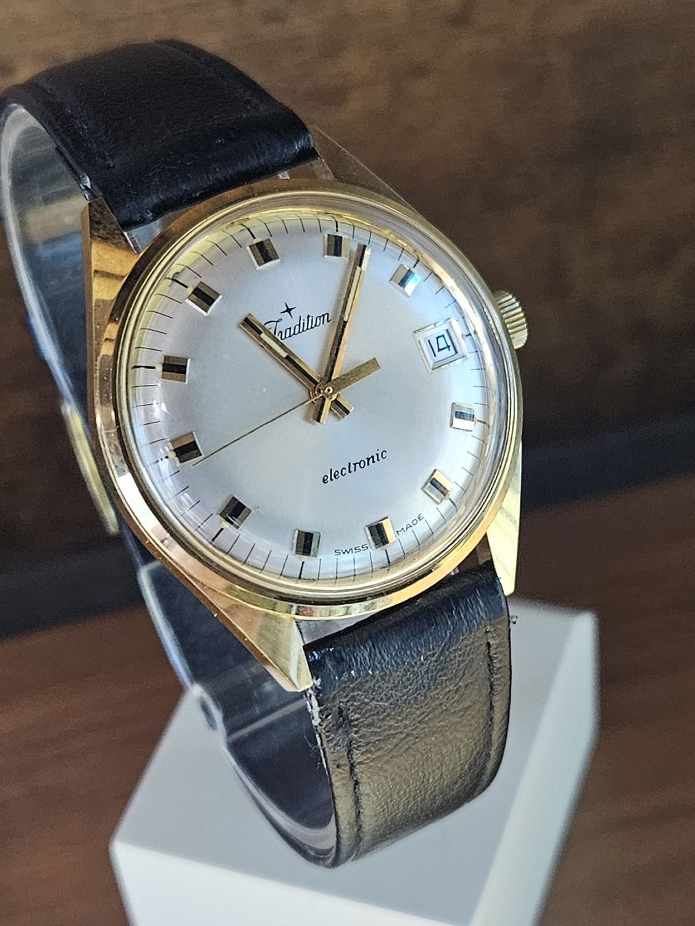 Uhren: Tradition Electronic Herrenuhr 35mm – Gebraucht aus Flamatt von pie_f9zm 1