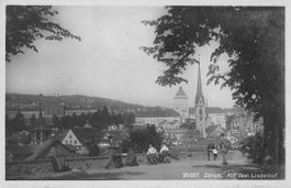uralte Ansichtskarte ZÜRICH 5.7.1923 - UNGEWÖHNLICH