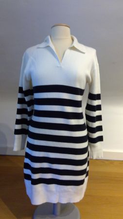 Strickkleid gestreift