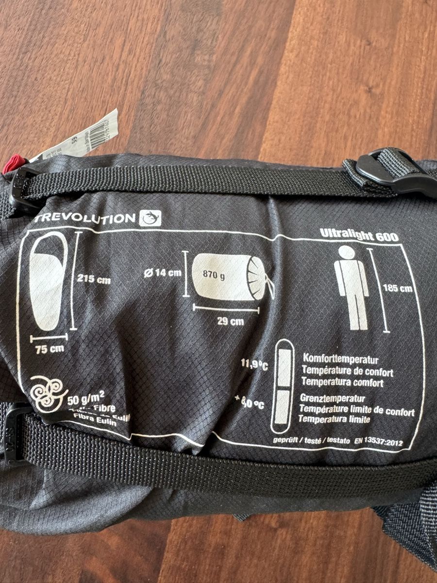 Sacchi a pelo: Trevolution Ultralight 600 Schlafsack – Usato da Kloten venduto da Geromimoo9400