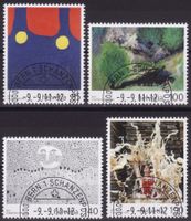 Satz SBK-Nr. 1406-1409 (Künstler 2011) ET-gestempelt