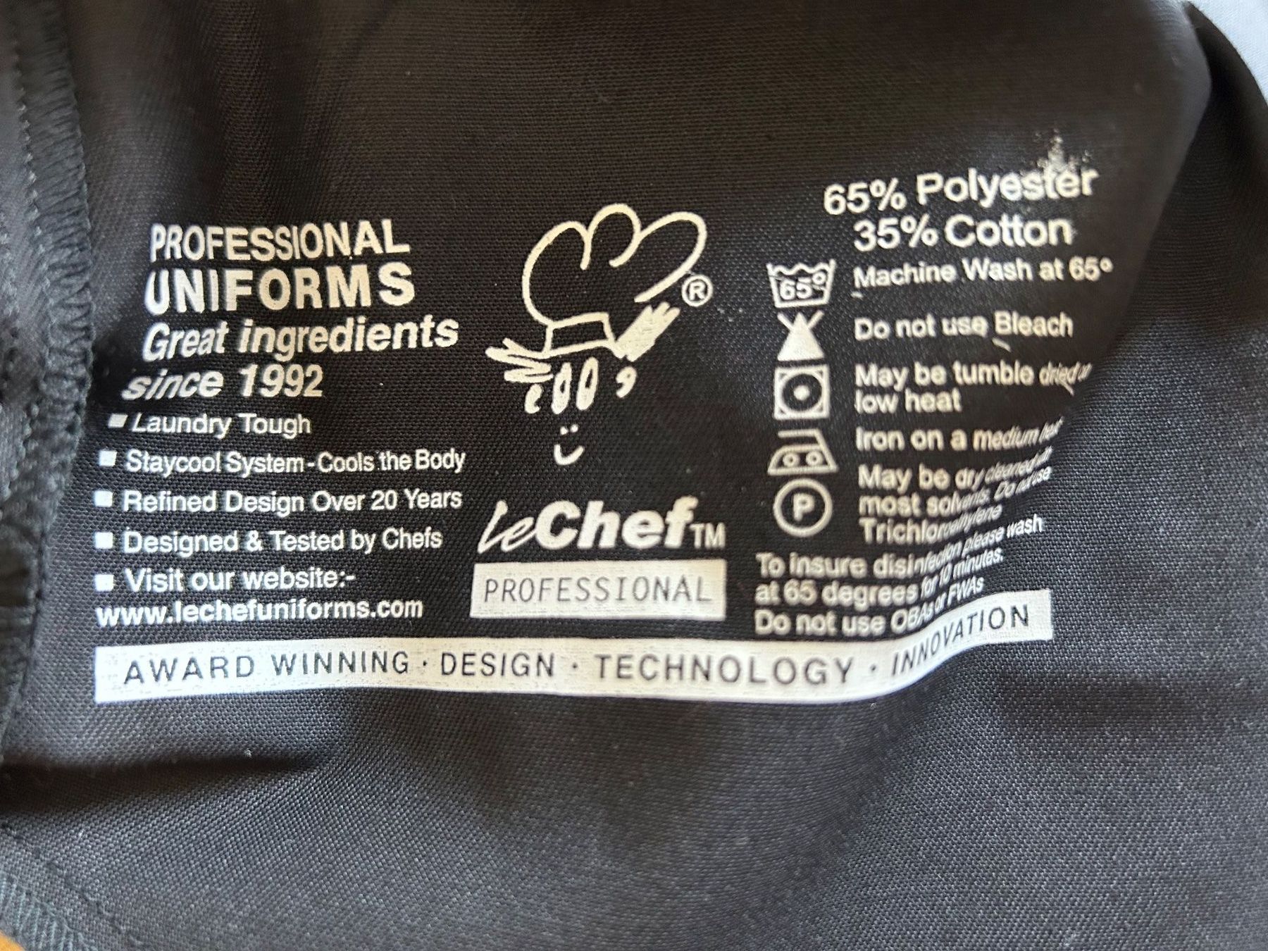 Pantaloni: 4x LeChef Professional Kochhosen schwarz – Usato da Azmoos venduto da greenstone13 2