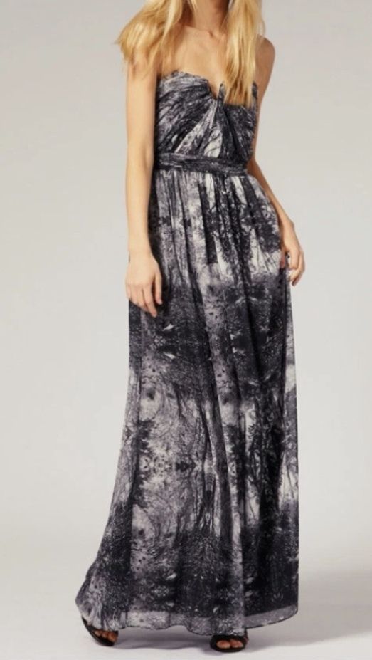 Ted Baker Vestiti: Ted Baker, Maxi Kleid, Fotoprint – Usato da Uerikon venduto da pink_flamingo