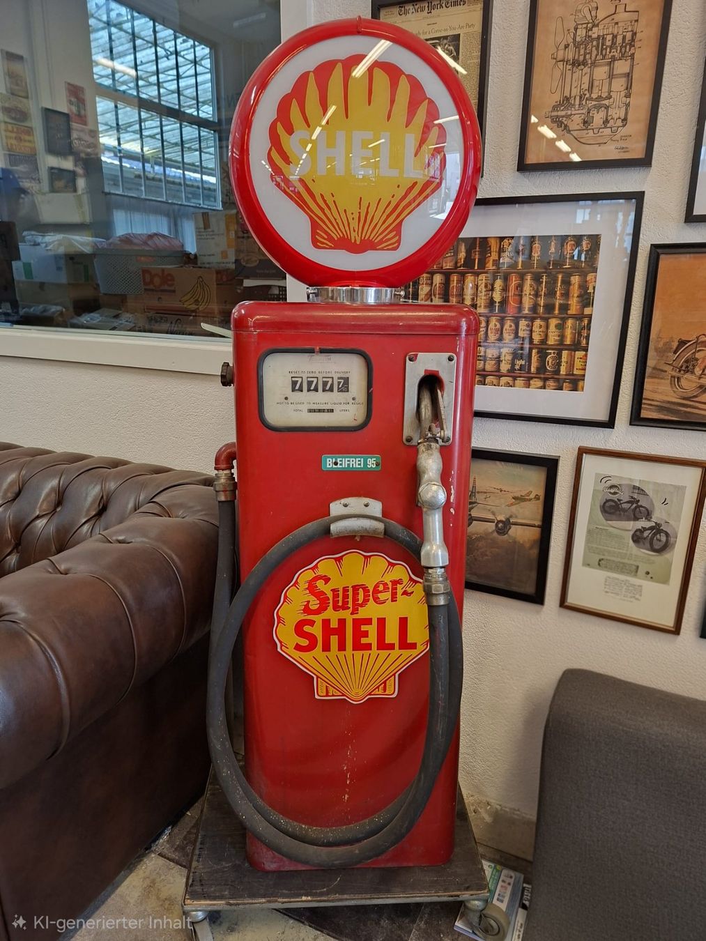 Shell Sonstiges zum Sammeln & Seltenes: Vintage Retro 1950er Jahre Tanksäule Shell – Gebraucht aus Altenrhein von EasyRides