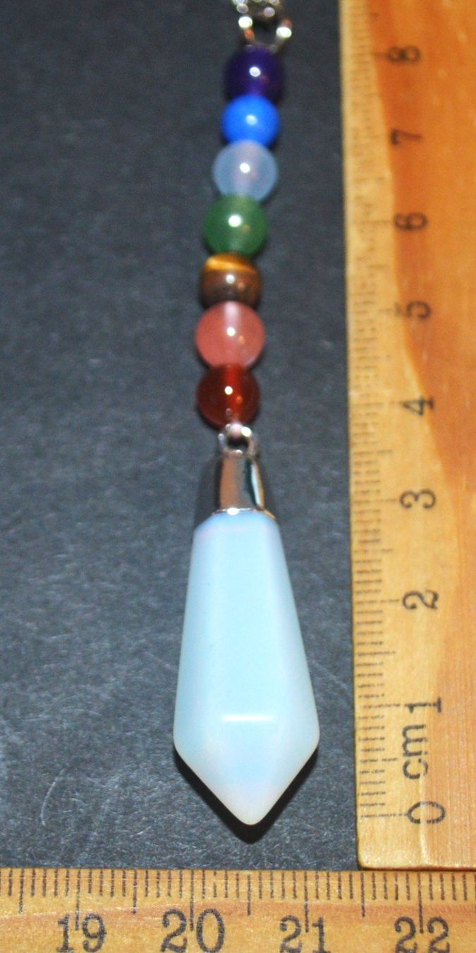 Catenine: Halskette D-889 – Opalith mit 7 Chakra – Nuovo e nell'imballaggio originale da Goldiwil (Thun) venduto da han_v5b7 2