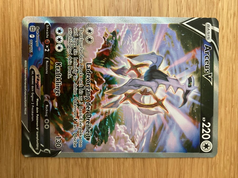 Arceus V Alternate Full Art Brilliant Stars Deutsch Kaufen Auf Ricardo