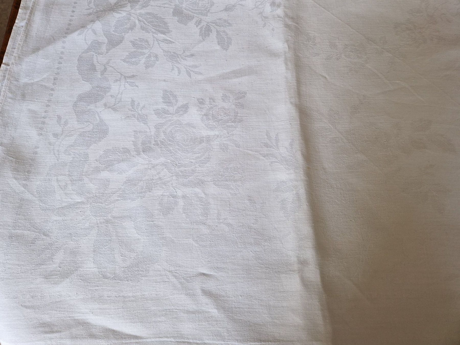 Altra biancheria da tavola: Tischdecke Damast, Monogramm HD, 280x196cm – Usato da Bern venduto da Antikbatik 6