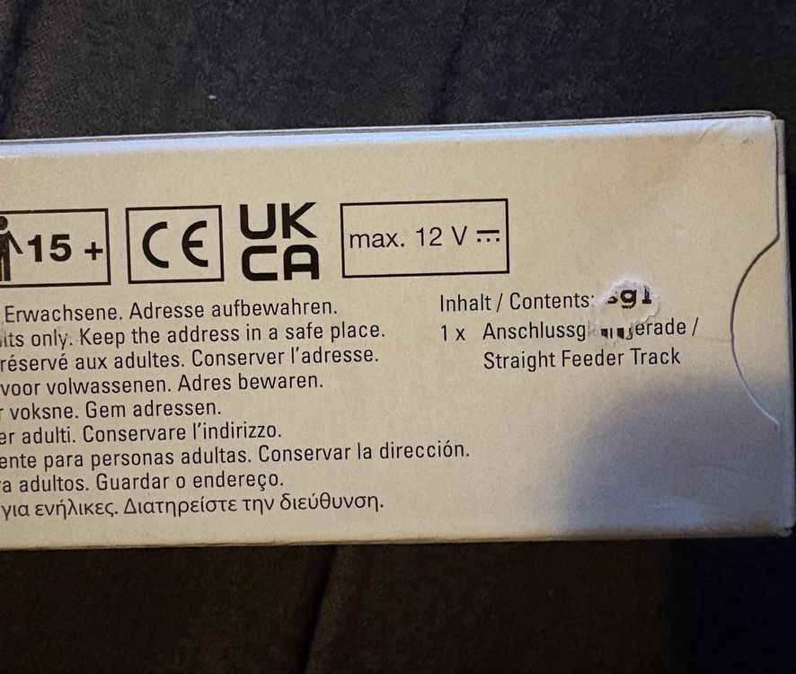 Câble Adaptateur Märklin 60124 — Connexion 10 à 7 Broches Pour Digital H0, Neuf Sous Blister