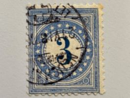 1878/80 Portomarke ZNr. 3IN sauber gestempelt