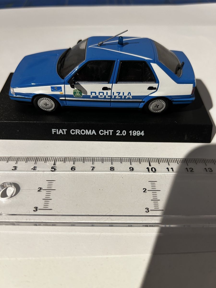 Fiat Modellini d'auto: Fiat Croma CHT 2.0 Polizei 1994 – Usato da Möhlin venduto da USA78