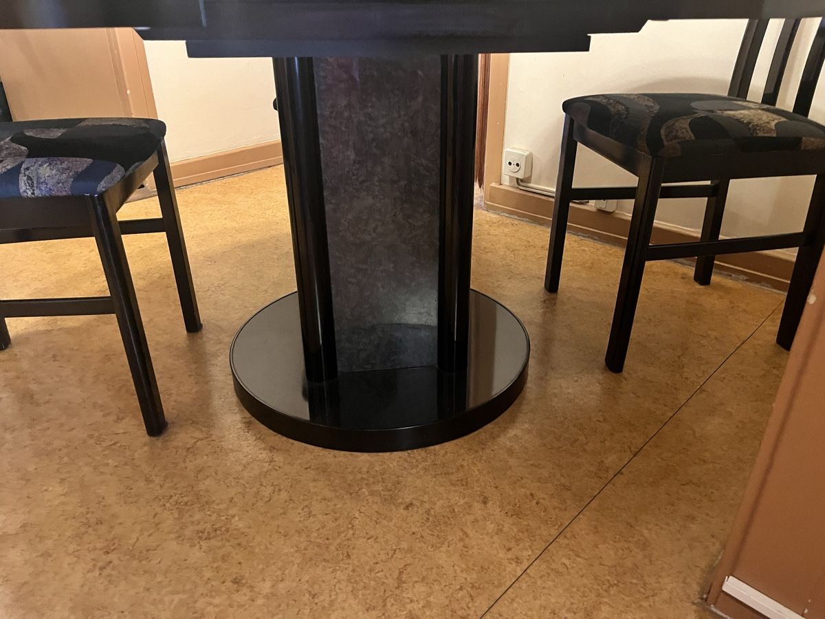 Tische: Table Ronde extensible avec 4 chaises. – Gebraucht aus Lausanne von son_2lq5 3