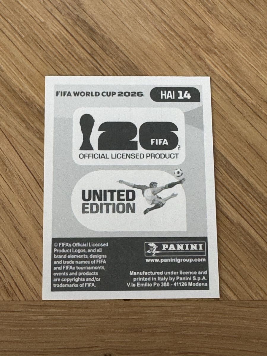 Panini Carte collezionabili: Panini 2026 HAI 14 – Nuovo (secondo la descrizione) da Grand-Lancy venduto da cyr_n5ky 1