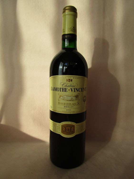 Vino: 2005 Chateau Lamothe Vincent, Bordeaux, Merlot/ IF010 – Nuovo (secondo la descrizione) da Eschenbach SG venduto da brocarte