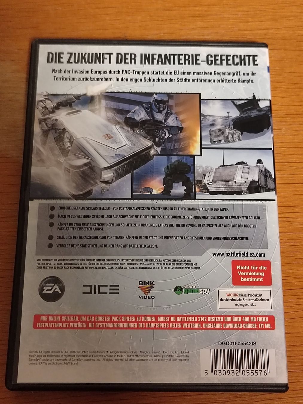 Giochi: Battlefield 2142 Northern Strike PC 2007 DE – Usato da Fribourg venduto da Nooky 1