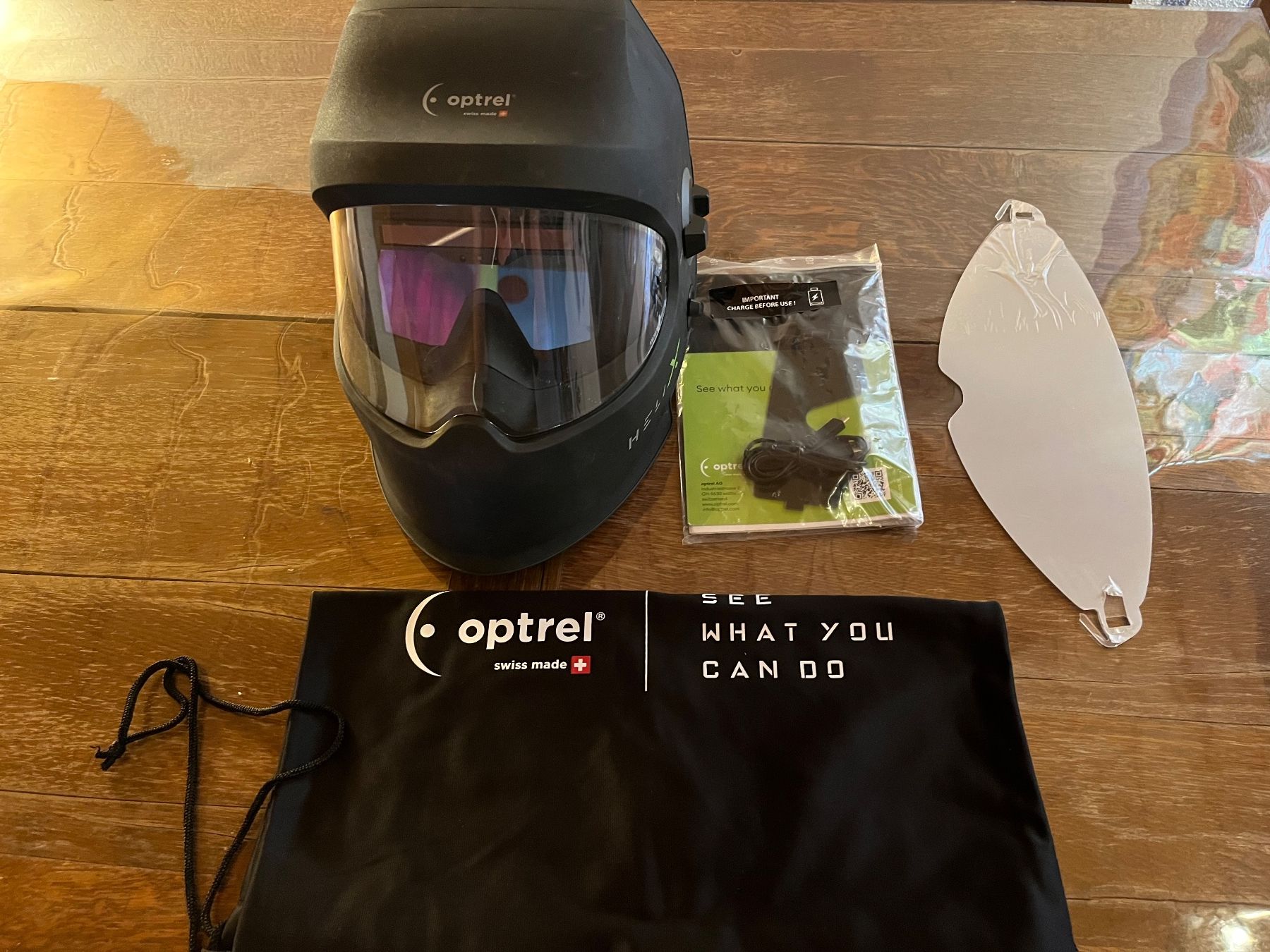 Optrel Saldatori: Schweissschutzhelm Optrel Helix – Usato da Cressier FR venduto da schmidli010