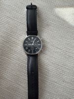 Fossil Herren Uhr BQ1146 Lederarmband Schwarz guter Zustand