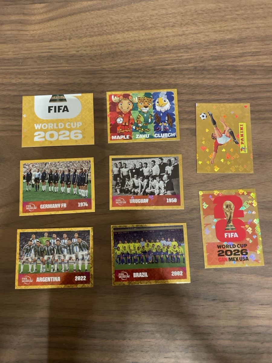 Panini Carte collezionabili: Wm 2026 Panini 8 seltene Sticker – Nuovo (secondo la descrizione) da Galgenen venduto da Stefan780