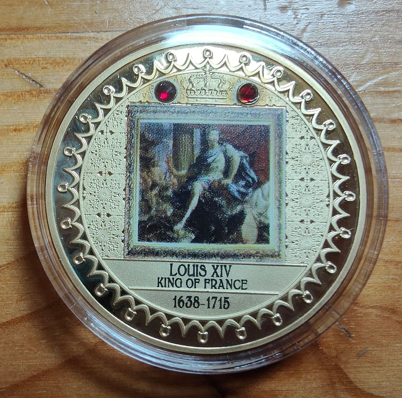 Tutti le monete: Farbmedaille Louis XIV PP – Nuovo e nell'imballaggio originale da Hittnau venduto da stamps_and_coins