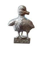 Brosche Vintage Ente Strass