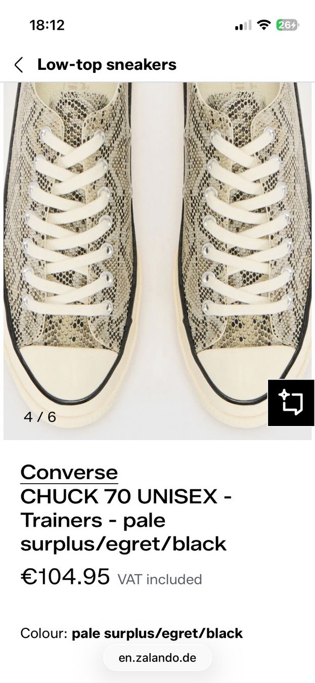 Converse Scarpe da uomo: Converse Chuck 70 Unisex – Nuovo (secondo la descrizione) da Perrefitte venduto da lulusphere 4