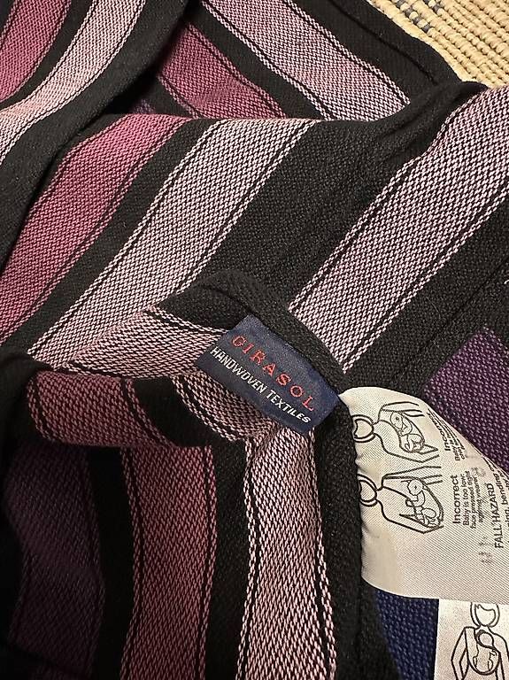 Girasol Marsupi portabebè: Girasol small stripe Bilberry Rock Wrap – Usato da Alterswil FR venduto da blueeyes86 3
