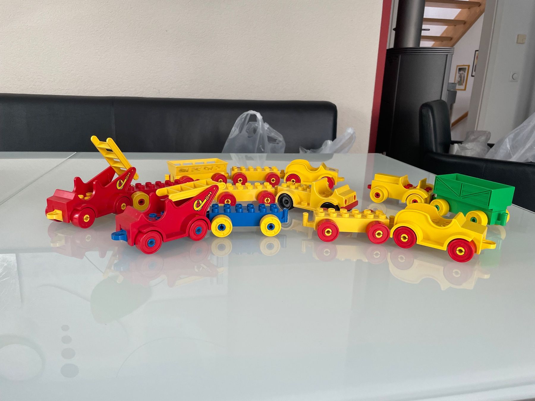 Lego Spielzeuge: ORIGINAL DUPLO verschiedene Autos  mit Anhänger – Gebraucht aus Pfeffingen von Purzzeli 3
