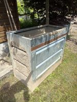 Galvanized metal raised garden beds used condition