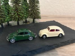 VW Käfer 2X Wiking 1:87