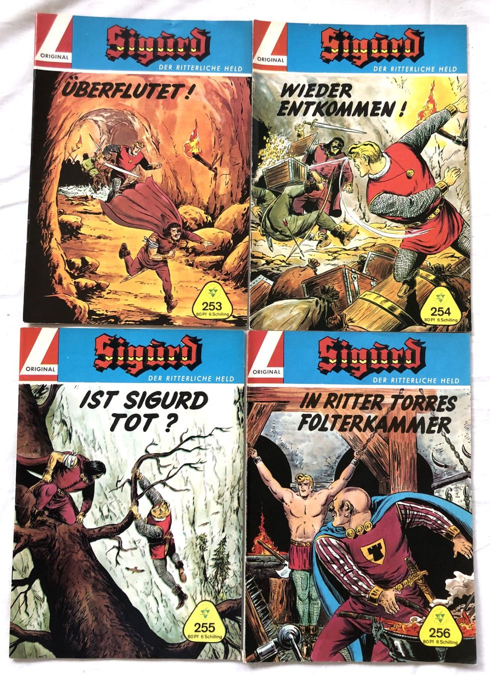 Comics: SIGURD - 4x Hefte - Nr.253-256 - Lehning Verlag – Gebraucht aus Schaffhausen von durruti